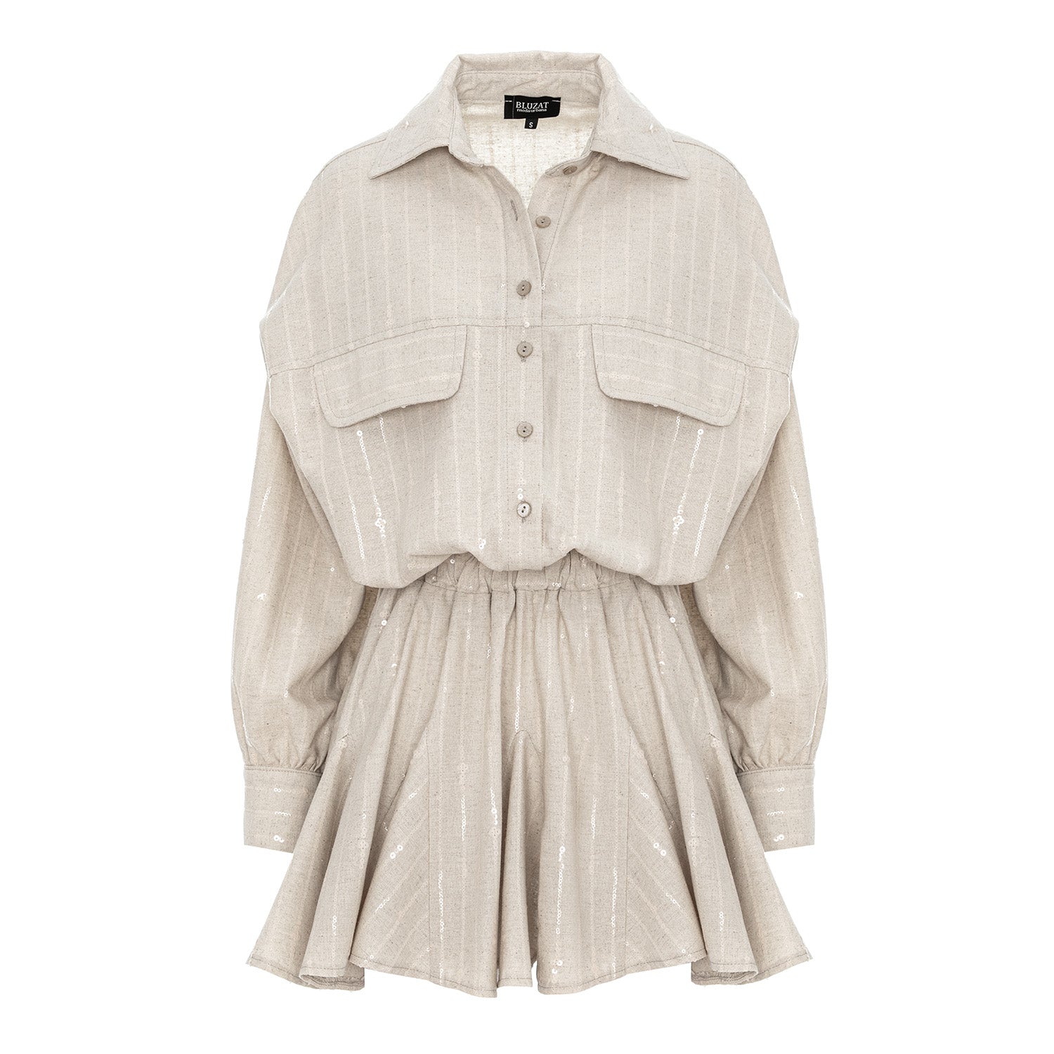 Herlipto Spring Shirt Dress ハーリップトゥ Vienna Volume Sleeve