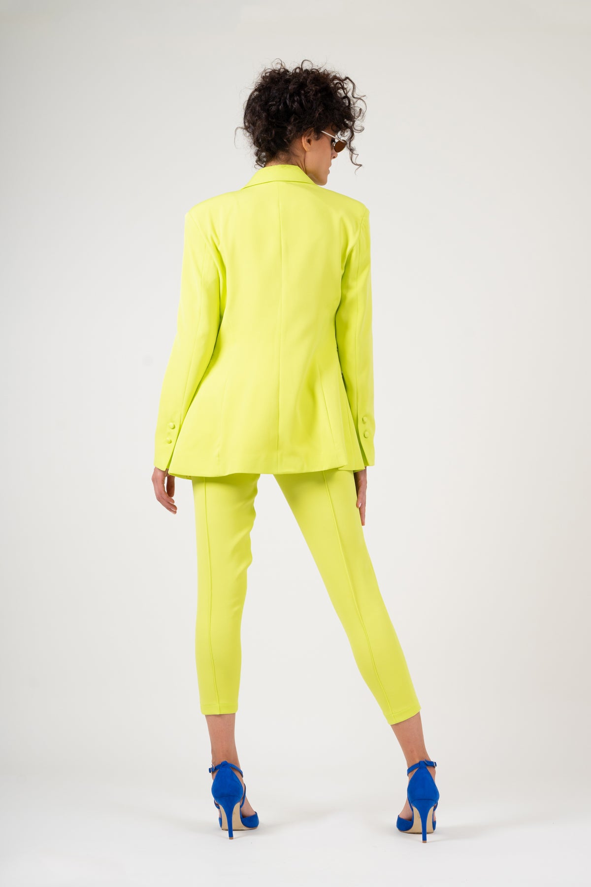 Neon yellow blazer