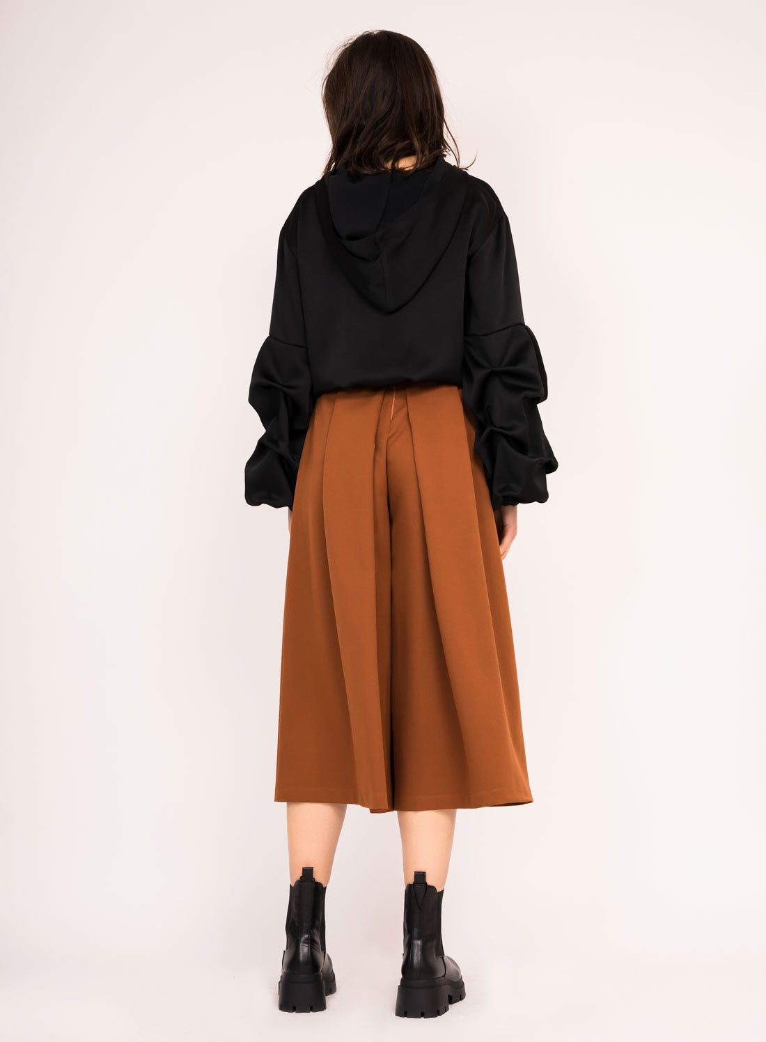 Fusta pantalon cu buzunare