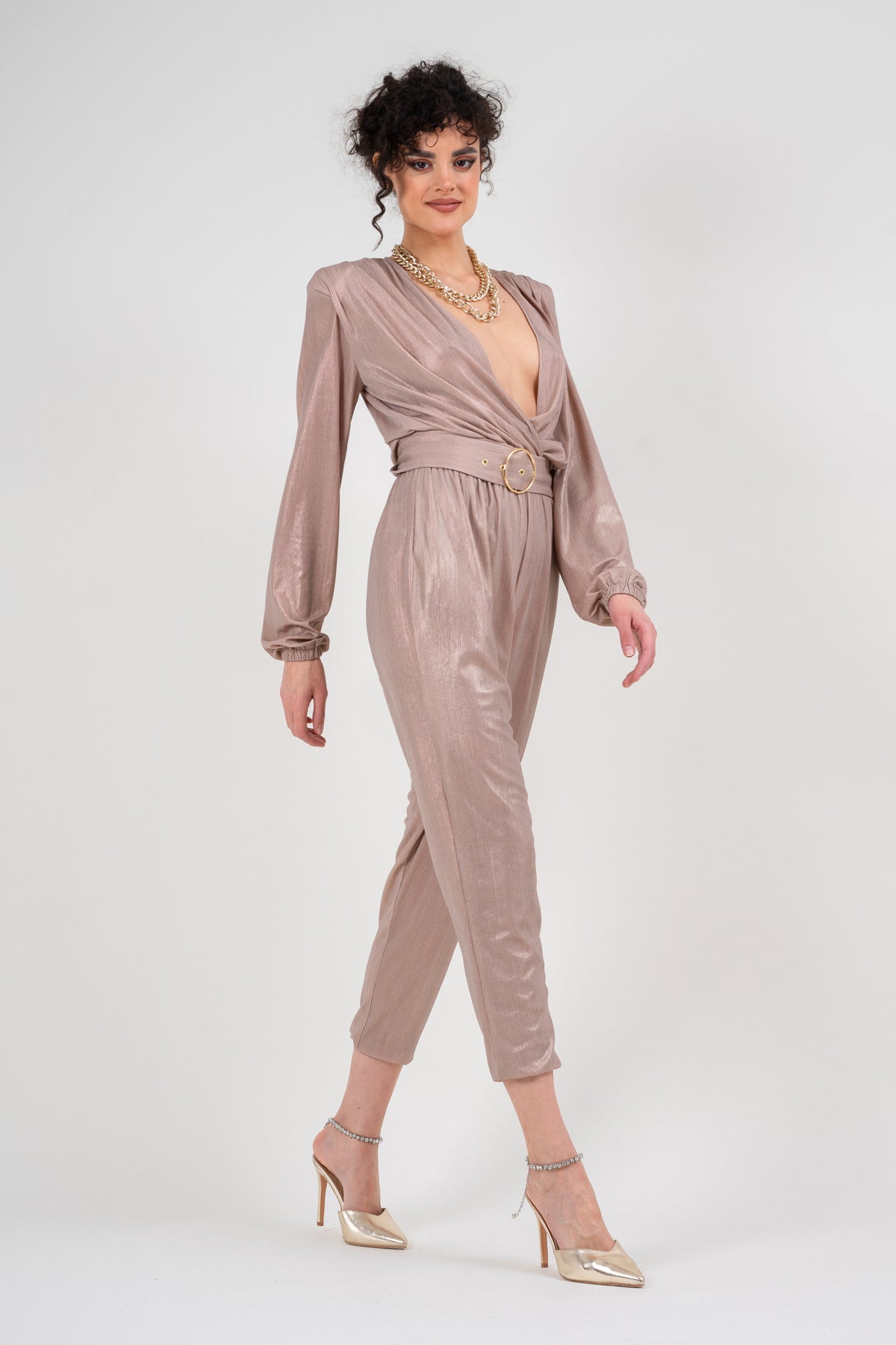 Metallic jumpsuit