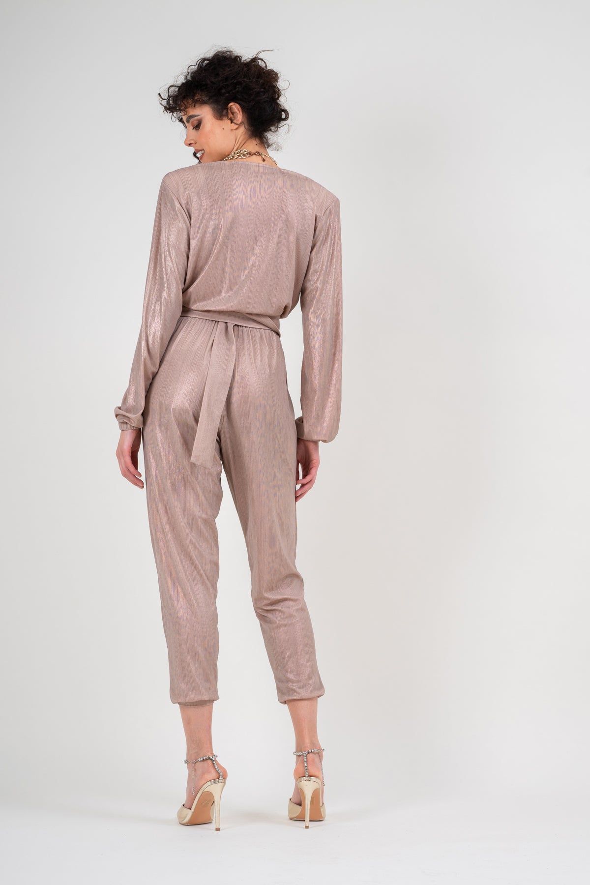 Metallic jumpsuit