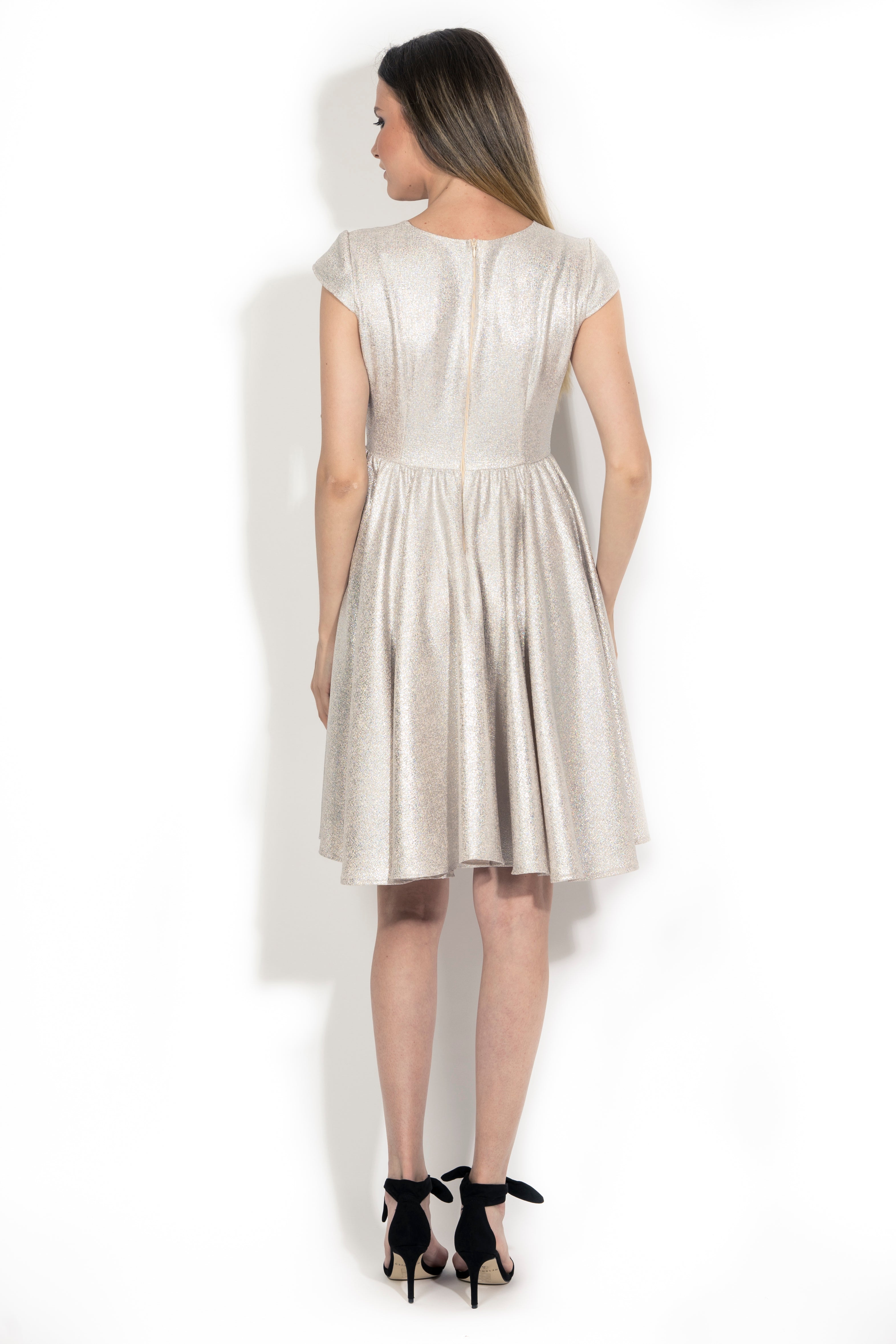 Rochie cu irizatii multicolore