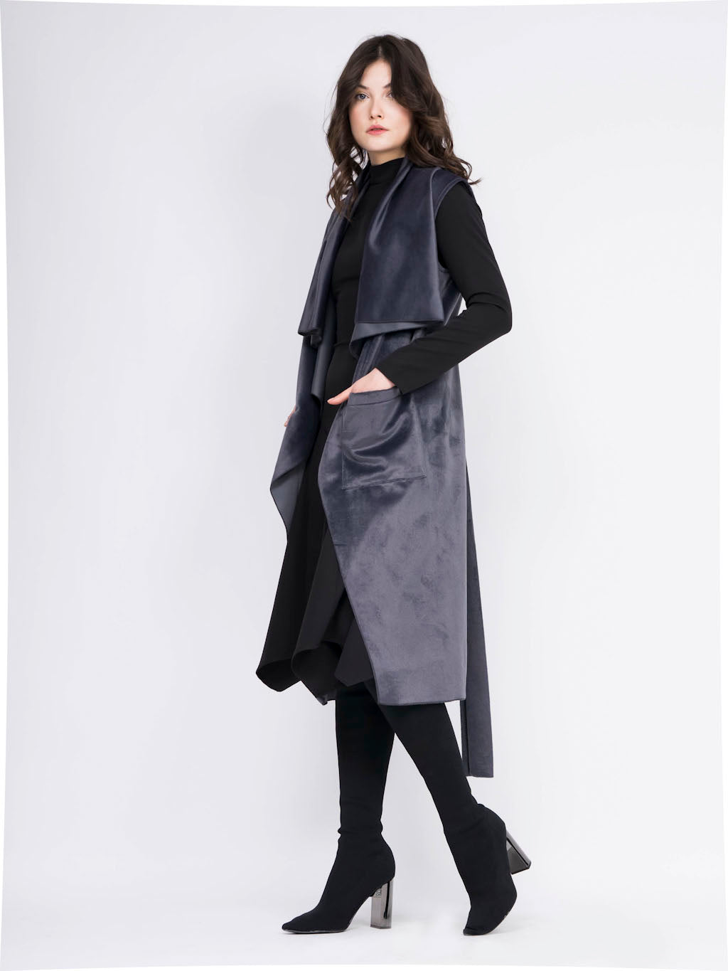 Vesta calduroasa cu curea