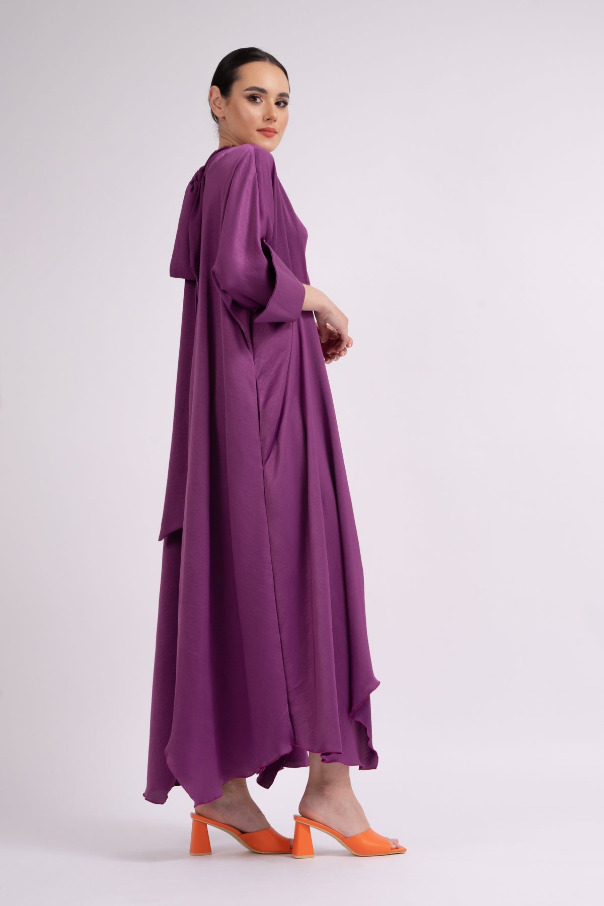 Deep purple maxi dress Bluzat