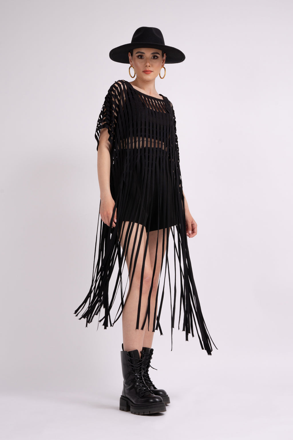 Fonollosa Black Macrame Dress – Maison-B-More Global Store