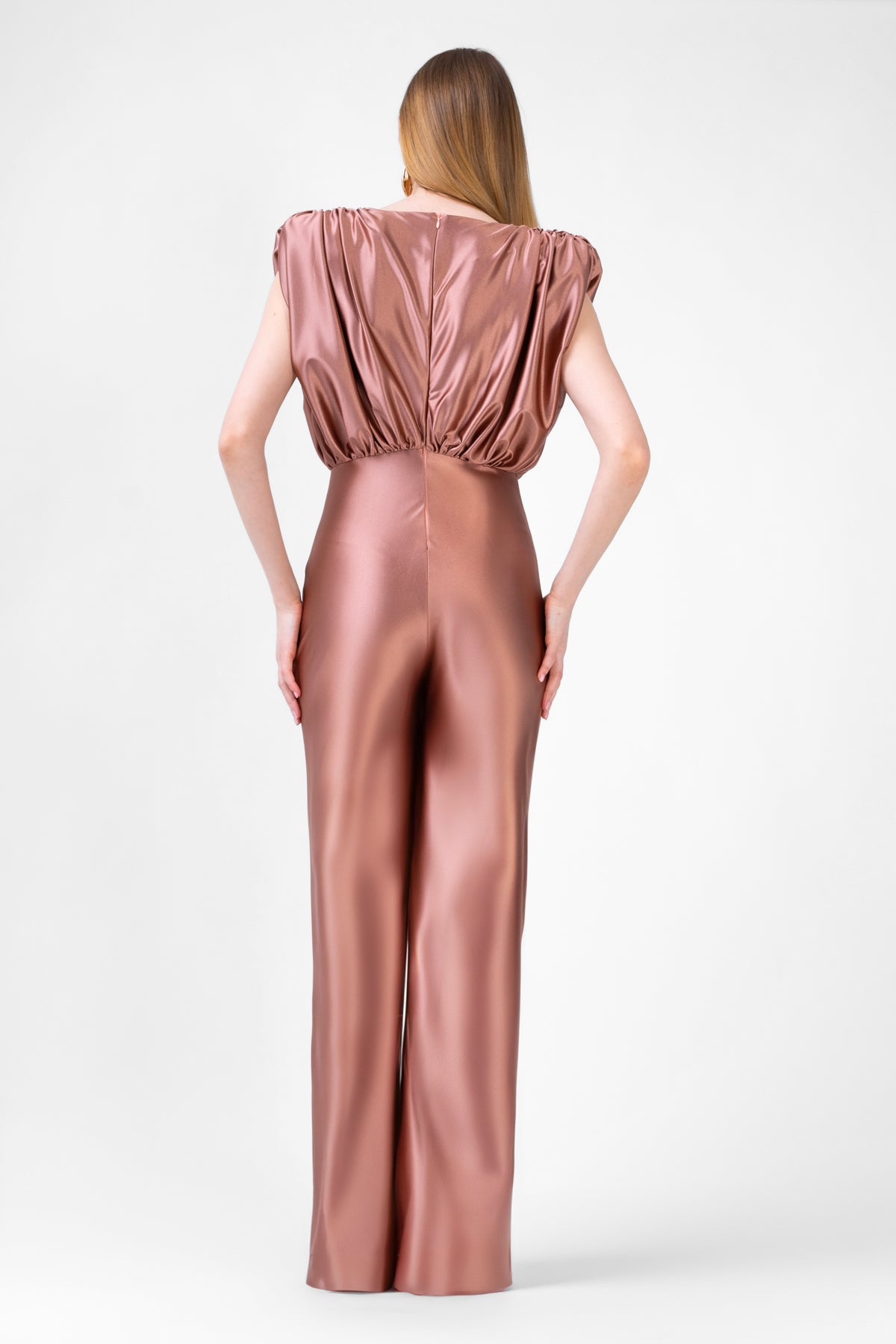Bronze Maxi Jumpsuit