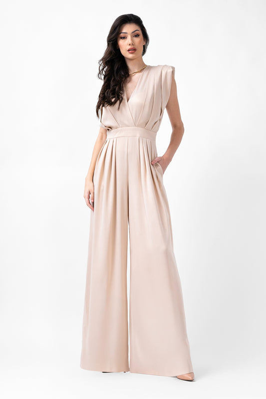 Gold Maxi Jumpsuit