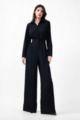 Black Straight Jumpsuit