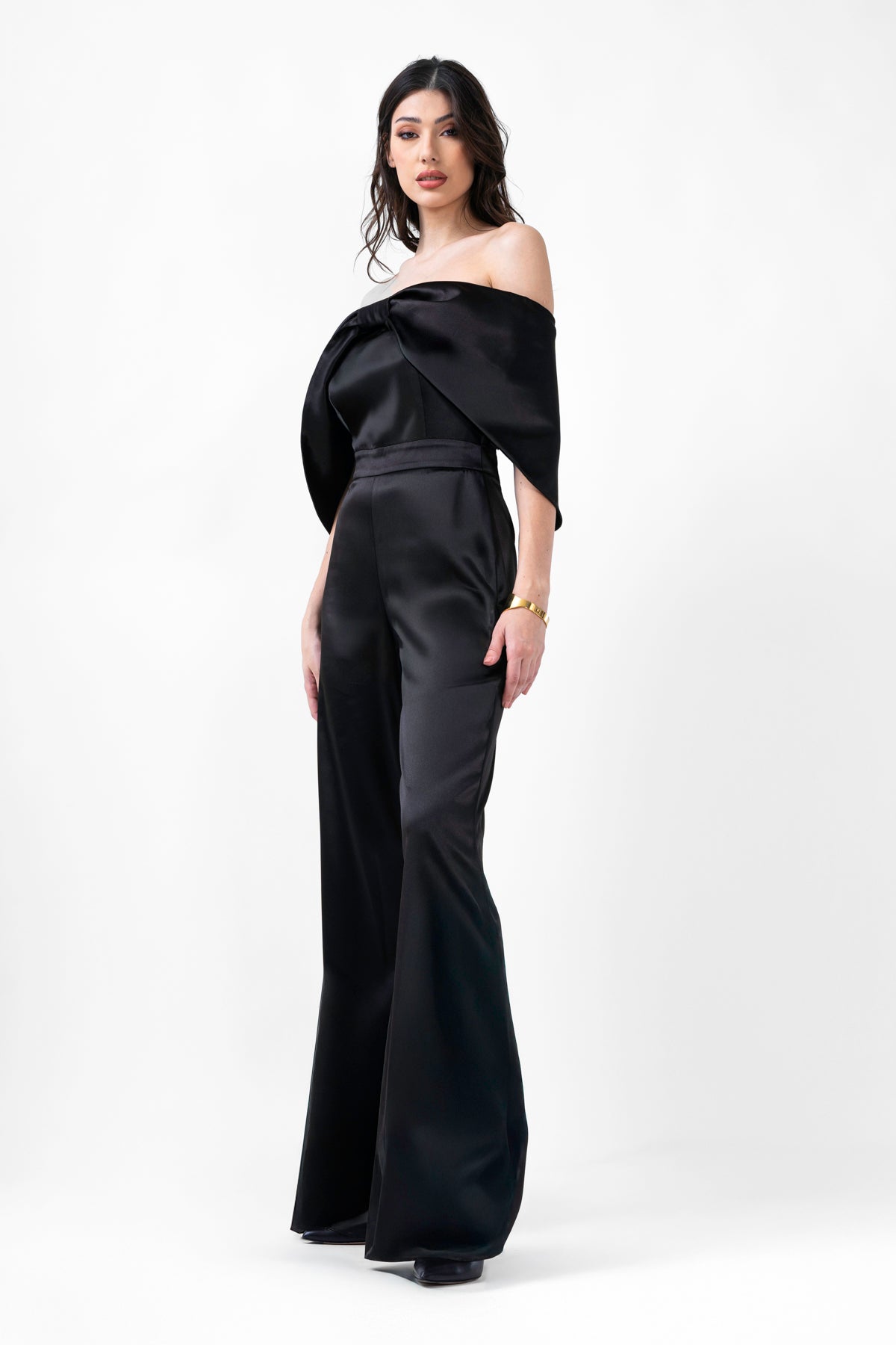 Salopeta neagra cu funda