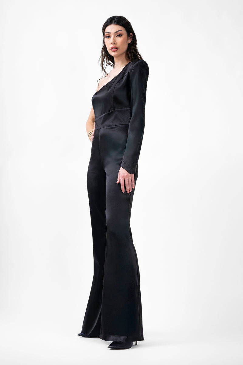 Black Jumpsuit With Cut-Out