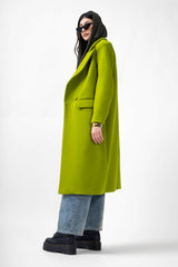 Manteau droit lime