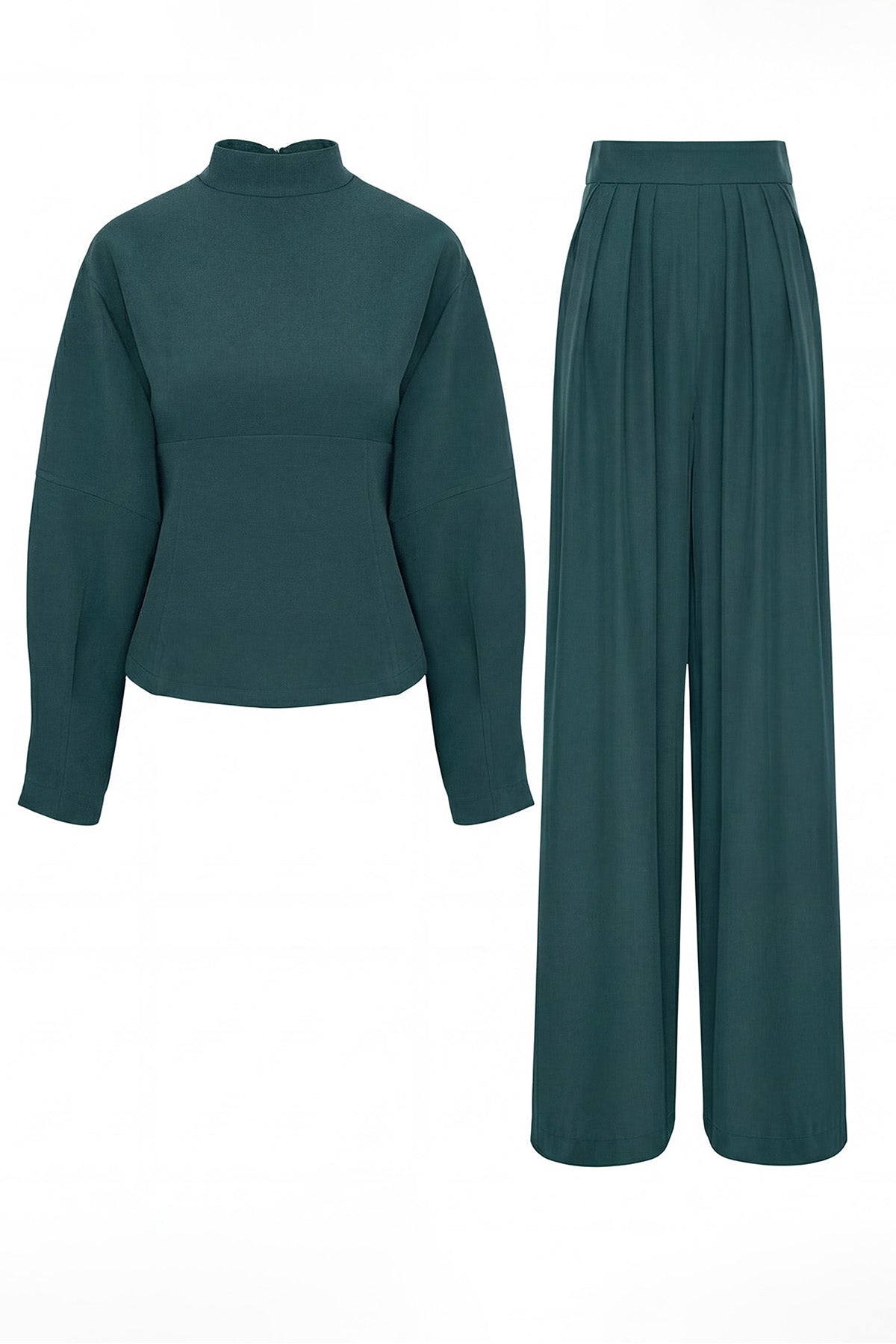 Dark-Green Minimalist Elegant Set