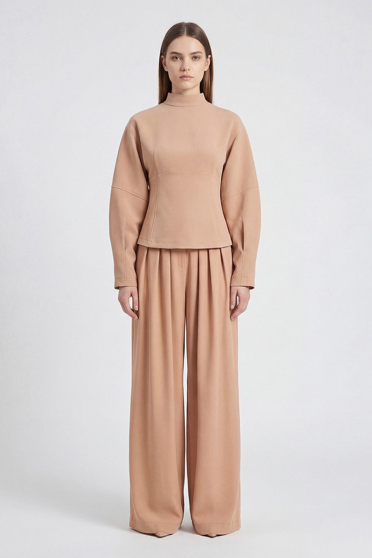 Minimalist Elegant Nude-Tone Set