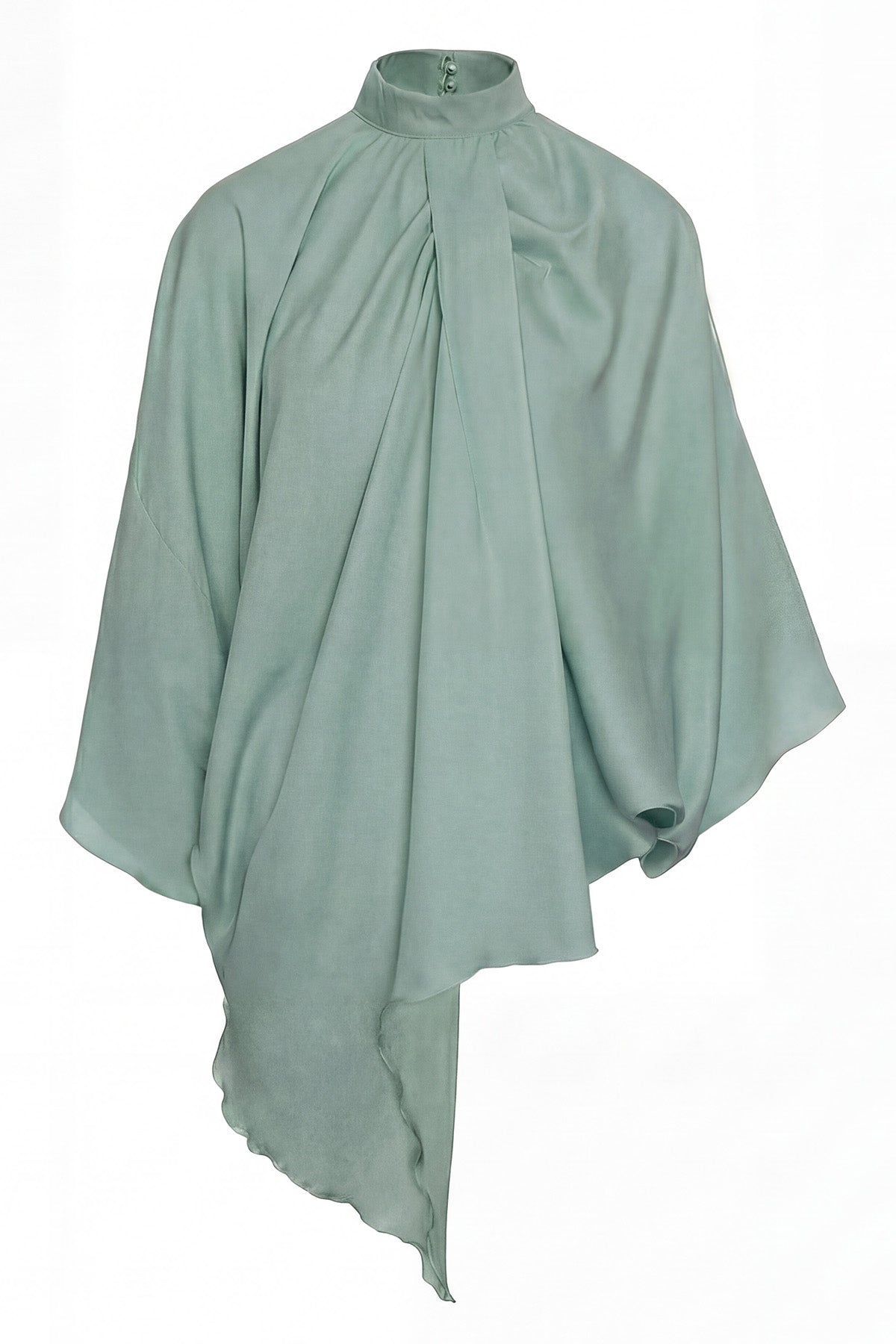 Bluză statement asimetrică mint