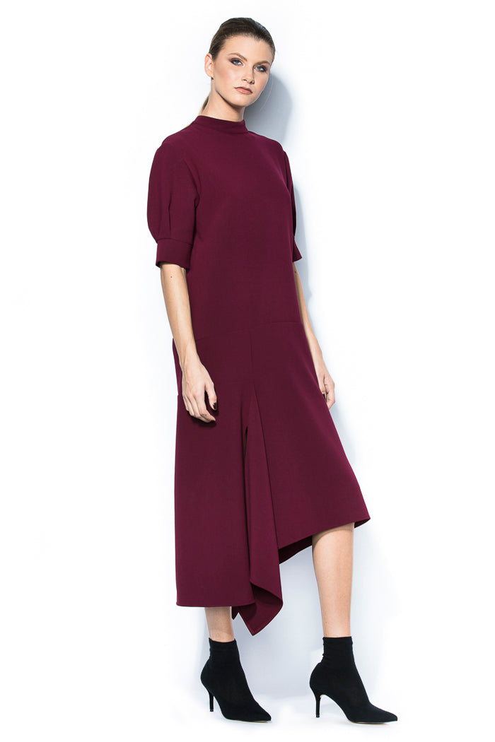 Rochie midi Asimetrica