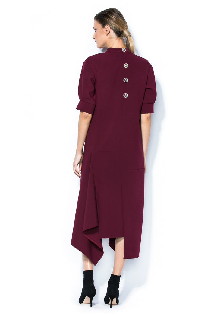 Rochie midi Asimetrica