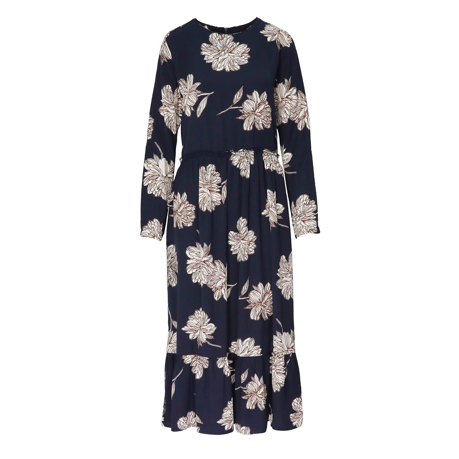 Rochie midi cu imprimeu floral