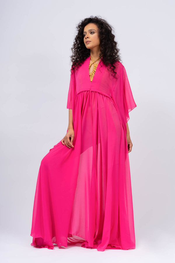 Neon Pink Kaftan