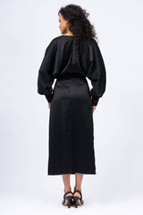 Midi  Kimono Sleeve Dress