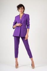Deep purple blazer