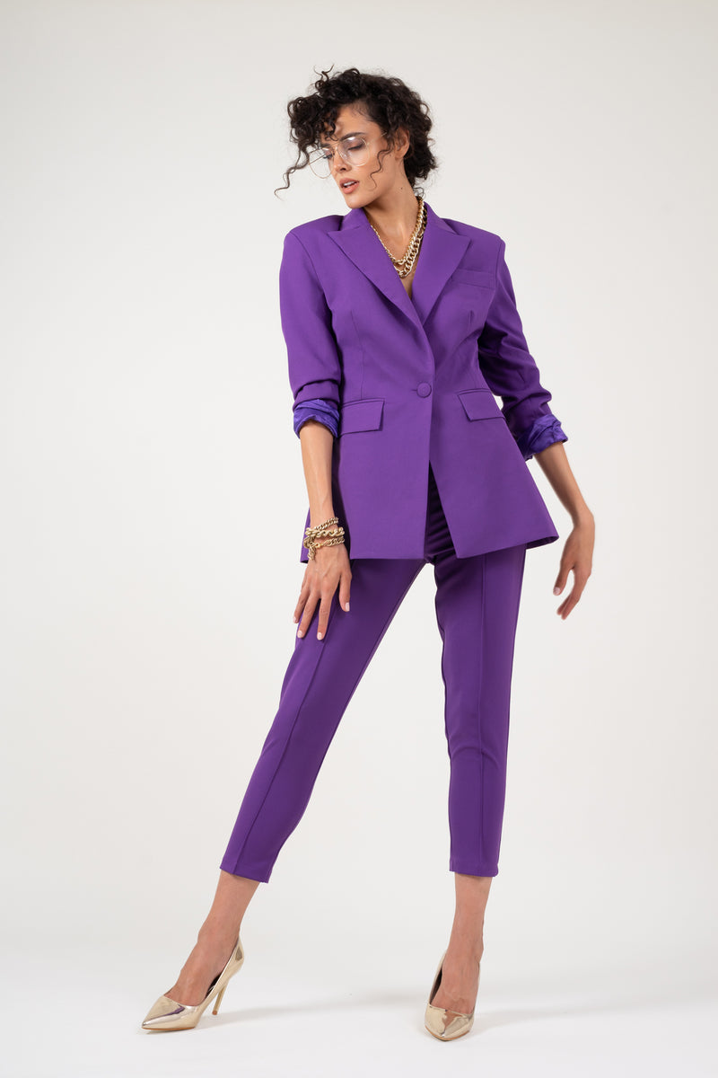 Deep purple blazer – Bluzat