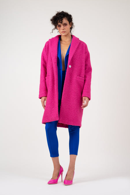 Palton Teddy - Roz
