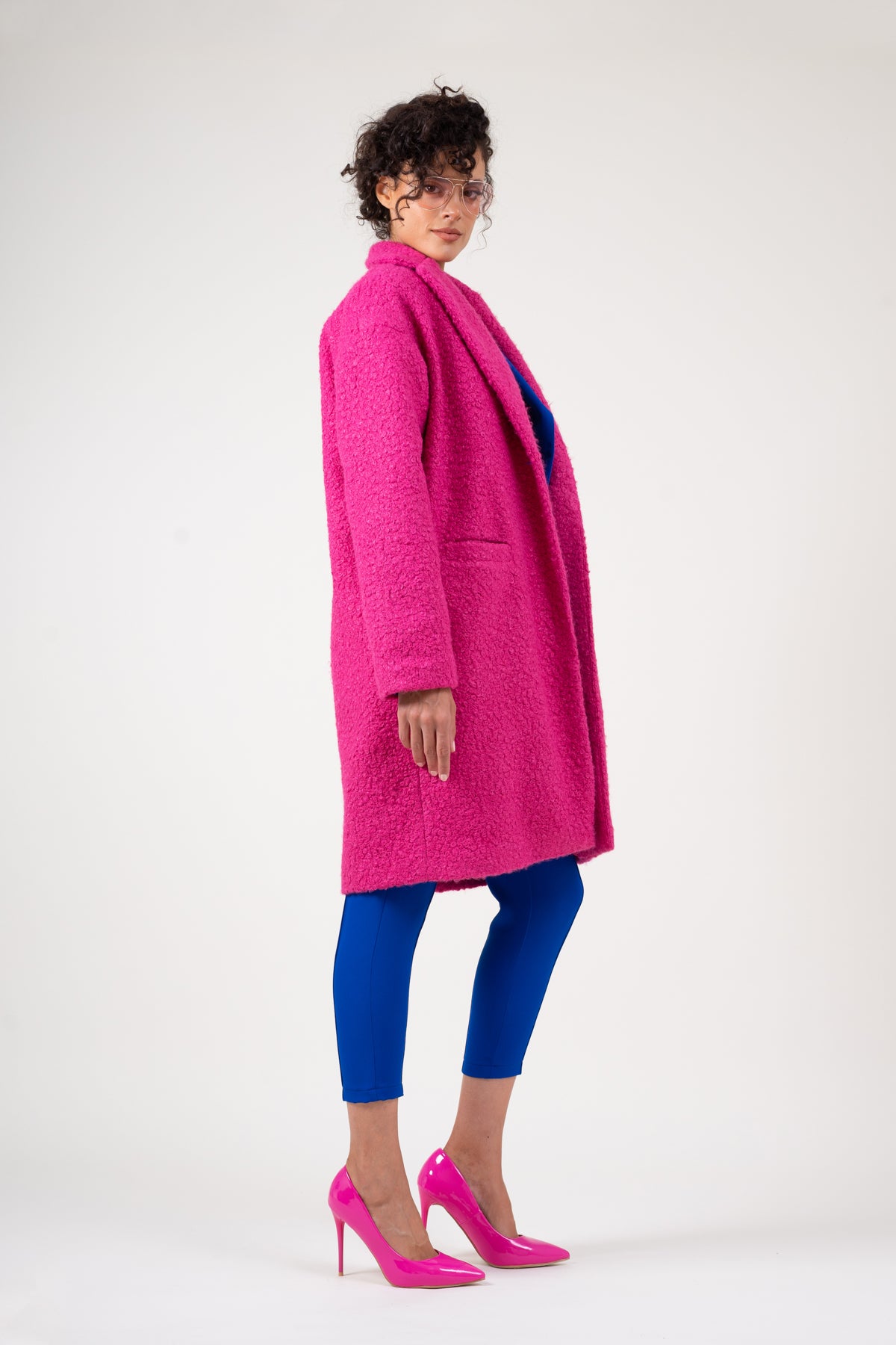 Short hair Teddy coat - Pink