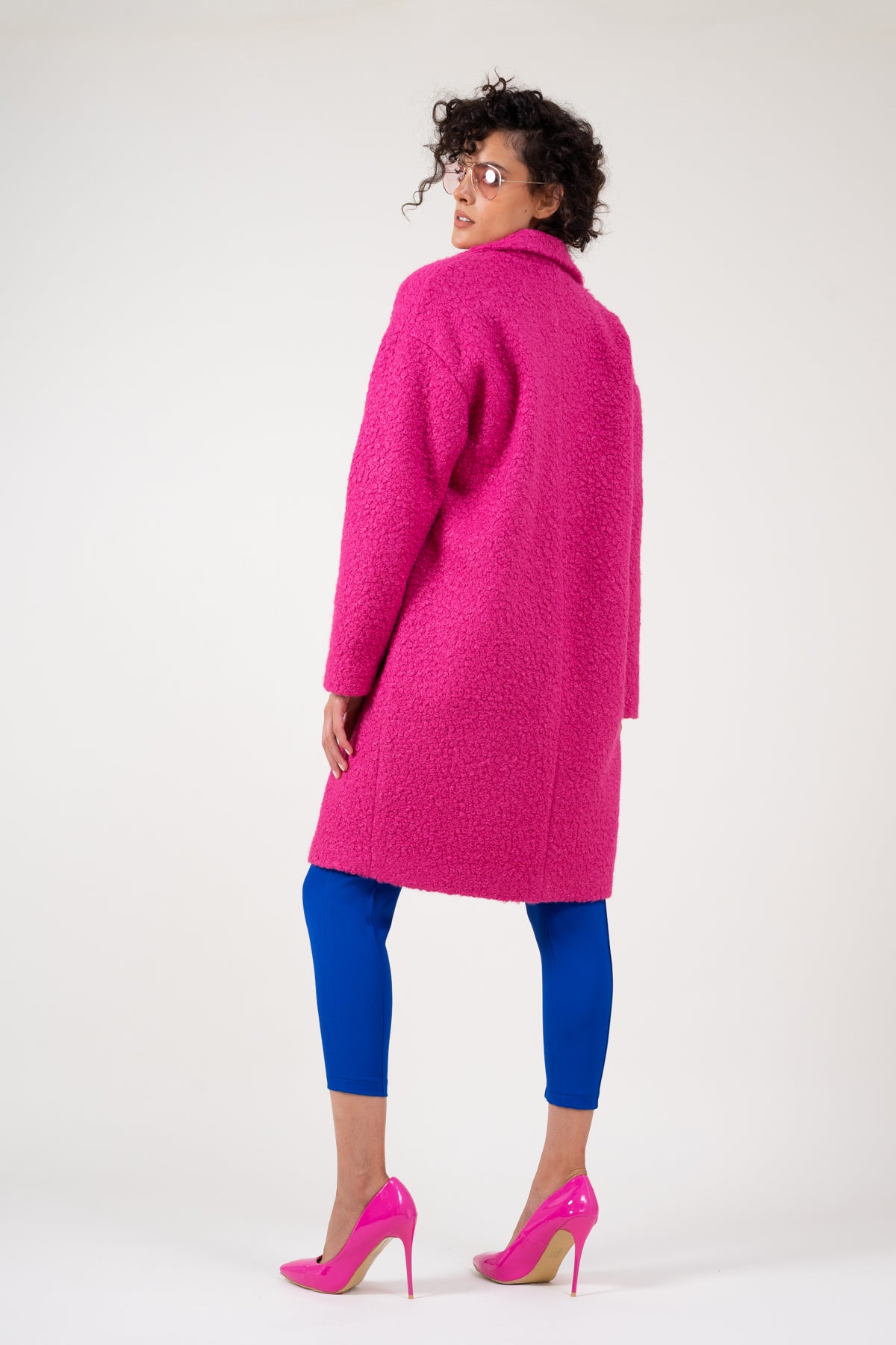 Short hair Teddy coat - Pink