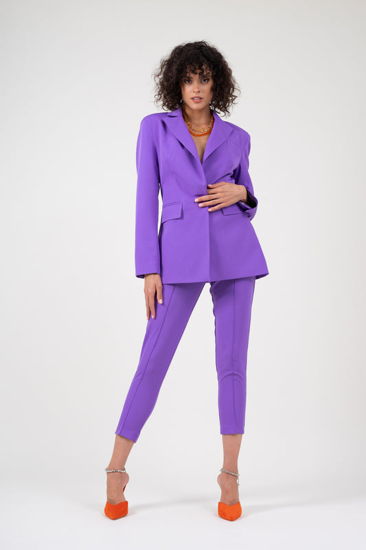 Pastel purple blazer