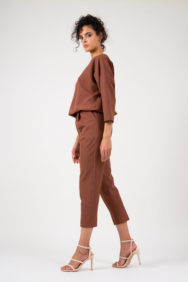 Bluza bronze oversized