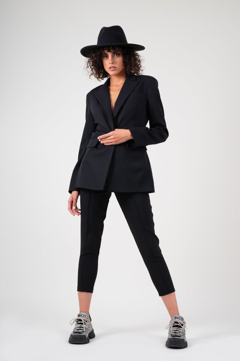 Black slim fit suit