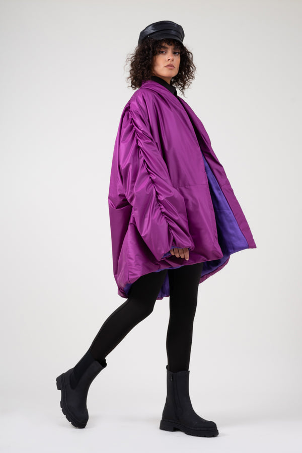 Purple oversized jacket