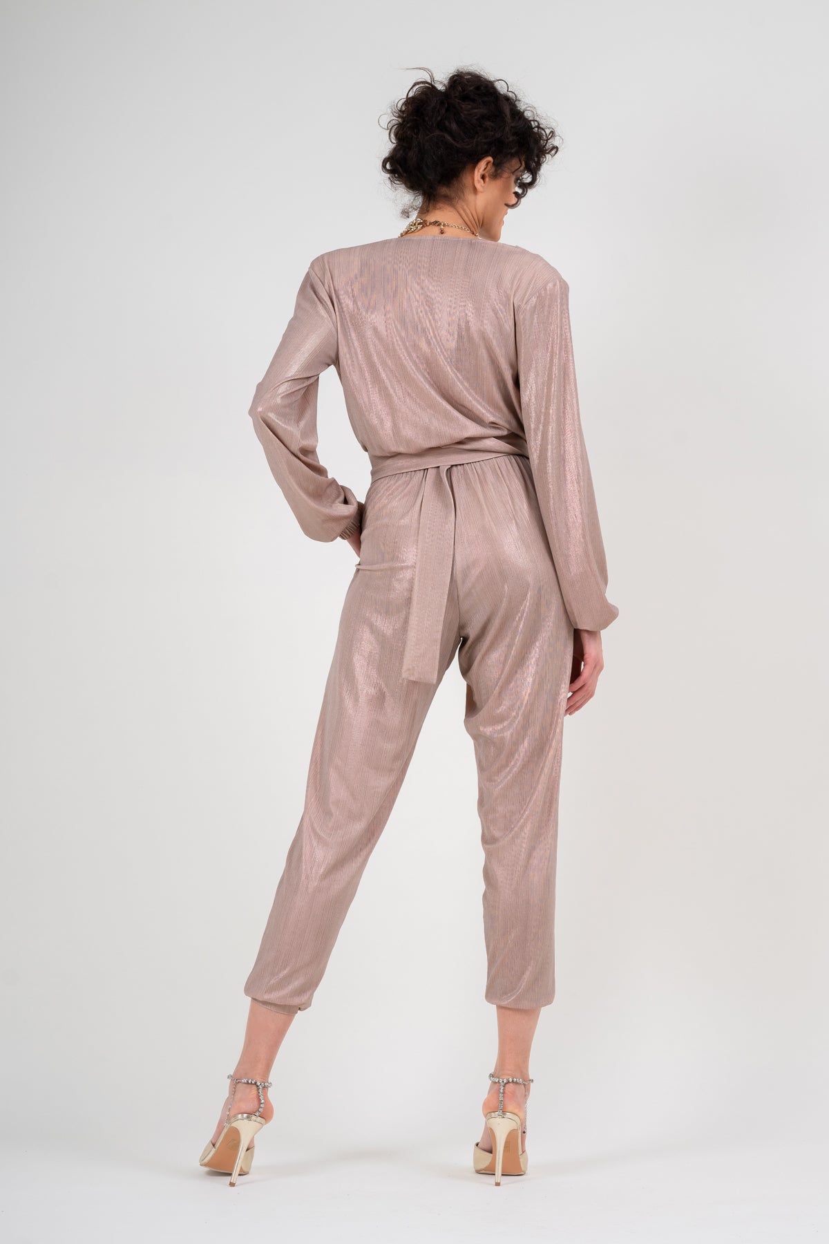 Metallic jumpsuit