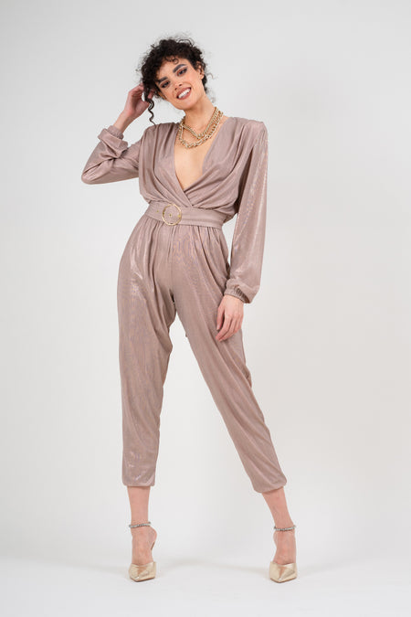 Metallic jumpsuit