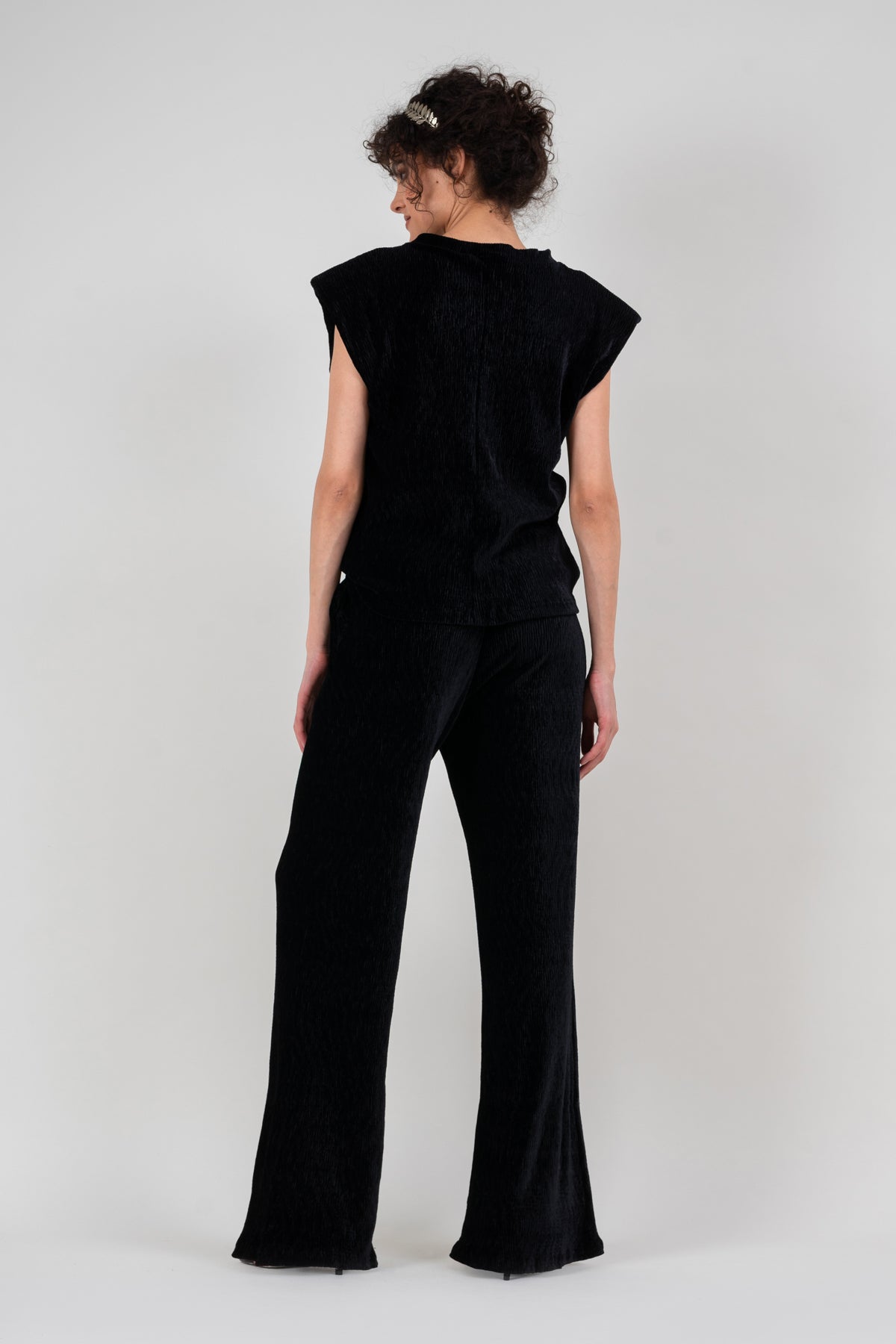 Black Velvet Matching Set