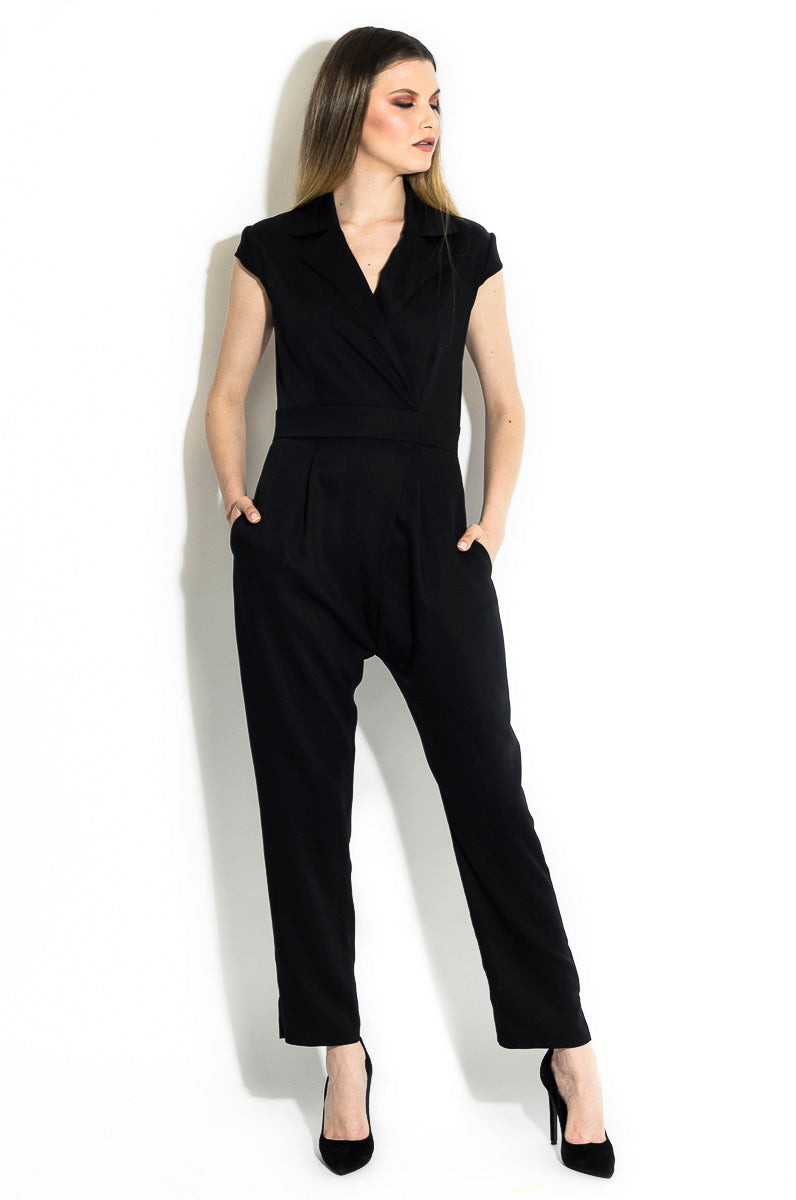 Salopeta tip sacou cu tur lasat