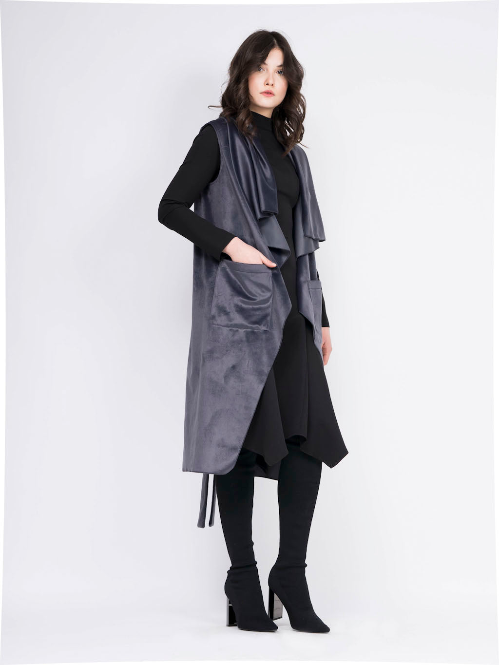 Vesta calduroasa cu curea