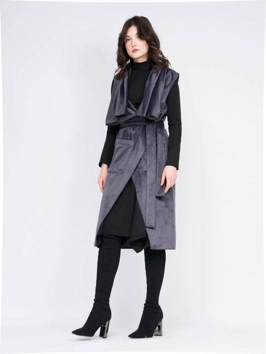 Vesta calduroasa cu curea