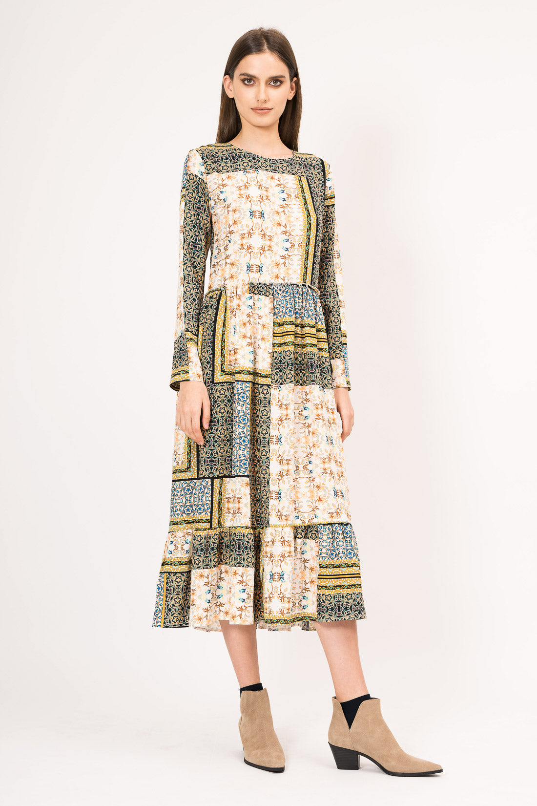 Rochie 3/4 cu maneca lunga